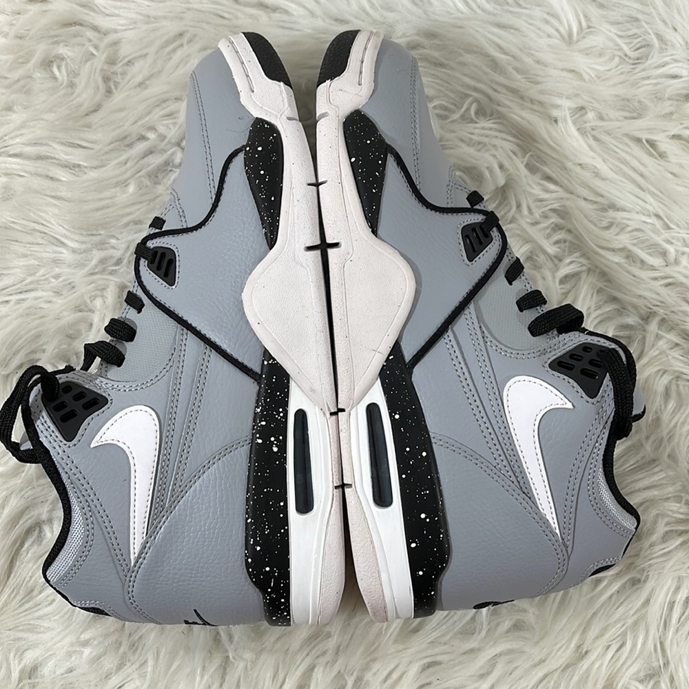 Nike Air Flight 89 Wolf Grey Men's "Cement" Sneaker Size 9.5 NEW - Picture 9 of 12